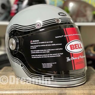 ベル(BELL)の世界的完売モデル☆US BELL BULLITT ベル ブリット グレー/L(ヘルメット/シールド)