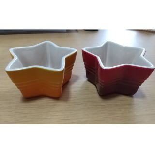 ルクルーゼ(LE CREUSET)の【ルクルーゼ】ラムカンエトワール 星型 ココット 2点セット(食器)