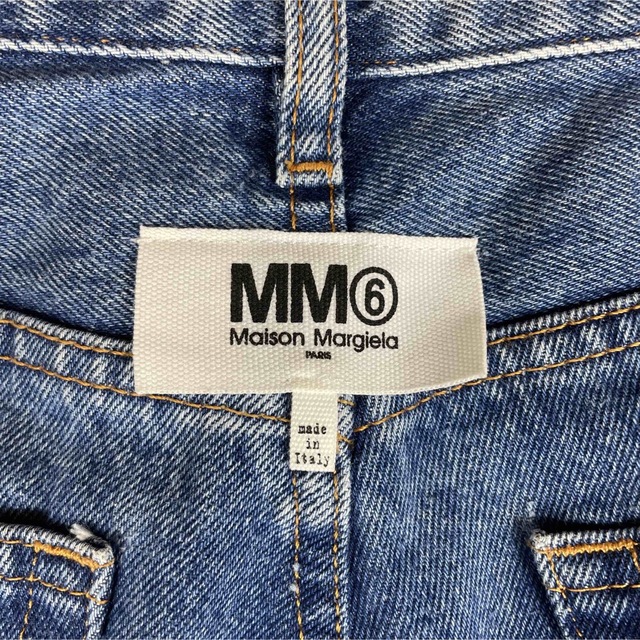 美品】MM6 21AW インサイドアウト デニム ジーンズ 42-