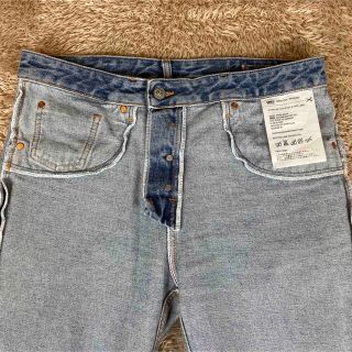 MM6 - 【美品】MM6 21AW インサイドアウト デニム ジーンズ 42の通販