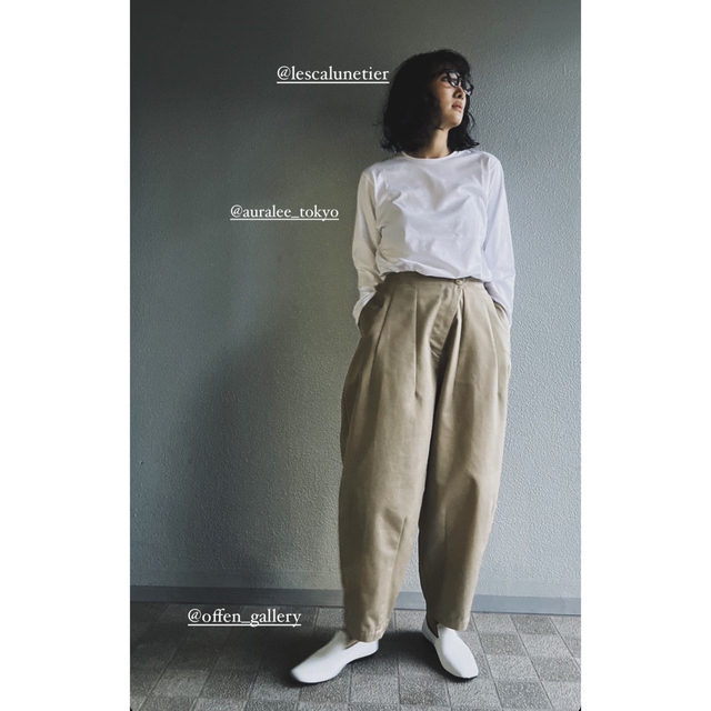 【新品】nalaコクーンチノパンツcocoon chino pants sサイズチノパン