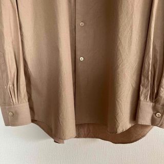 AURALEE - 23SS AURALEE フィンクスツイルシャツ ミックスベージュ 3の