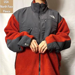 ザノースフェイス(THE NORTH FACE)のノースフェイス☆デナリジャケット フリース 古着ゆるだぼ 刺繍ロゴ 希少 bu7(ブルゾン)