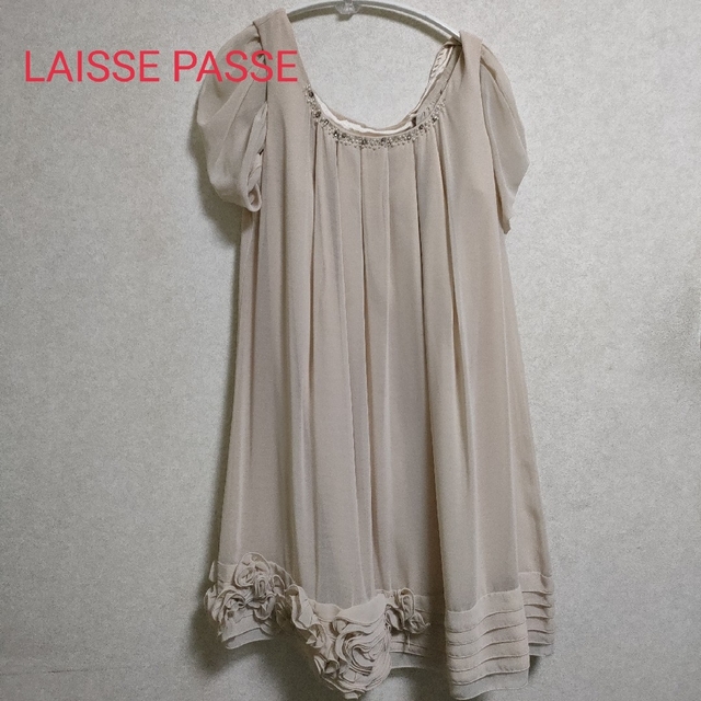 LAISSE PASSE(レッセパッセ)のLAISSE PASSE　レッセパッセ　ワンピース　ドレス レディースのワンピース(ひざ丈ワンピース)の商品写真