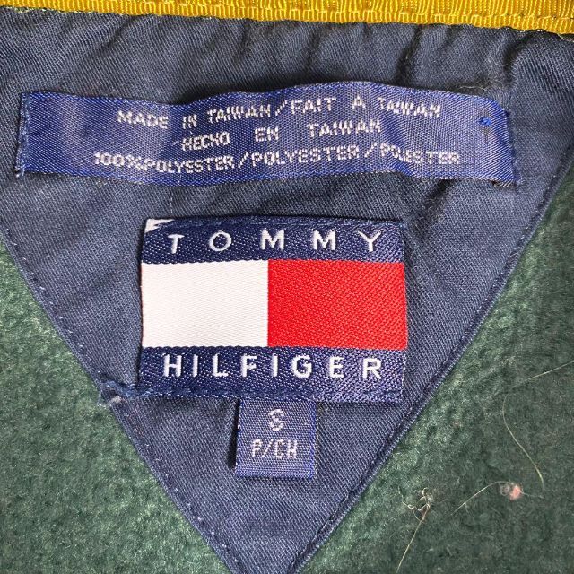 TOMMY HILFIGER(トミーヒルフィガー)のトミーヒルフィガー☆フリース 古着 スウェット90s ゆるだぼ 刺繍ロゴ bv1 メンズのトップス(スウェット)の商品写真