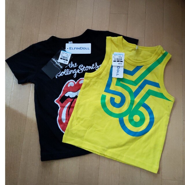 西松屋(ニシマツヤ)のTシャツ、タンクトップ　セット　100 キッズ/ベビー/マタニティのキッズ服女の子用(90cm~)(Tシャツ/カットソー)の商品写真
