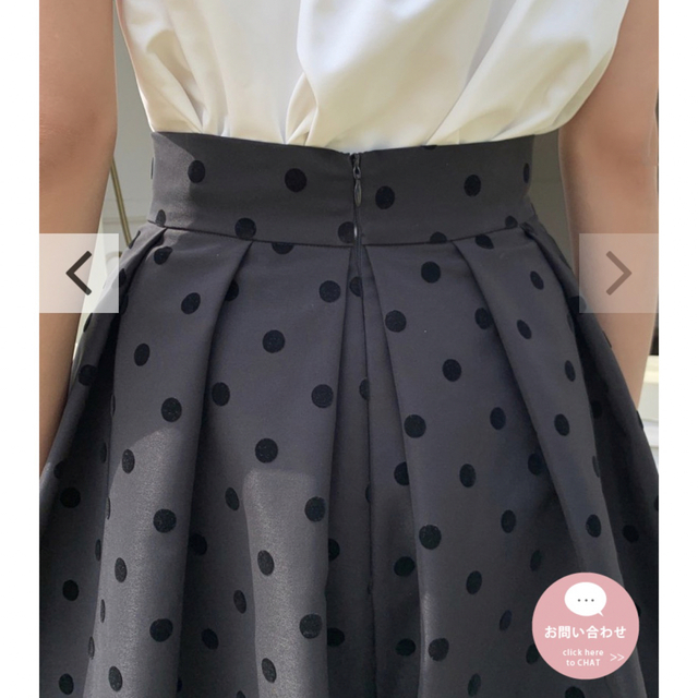 BIRTHDAY BASH(バースデーバッシュ)の【美品】birthdaybash ドットボリュームスカート レディースのスカート(ロングスカート)の商品写真