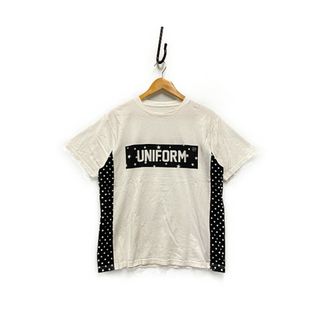 ユニフォームエクスペリメント(uniform experiment)のUNIFORM EXPERIMENT ユニフォームエクスペリメント 16SS 半袖Ｔシャツ ホワイト サイズ2 正規品 / B10(Tシャツ/カットソー(半袖/袖なし))