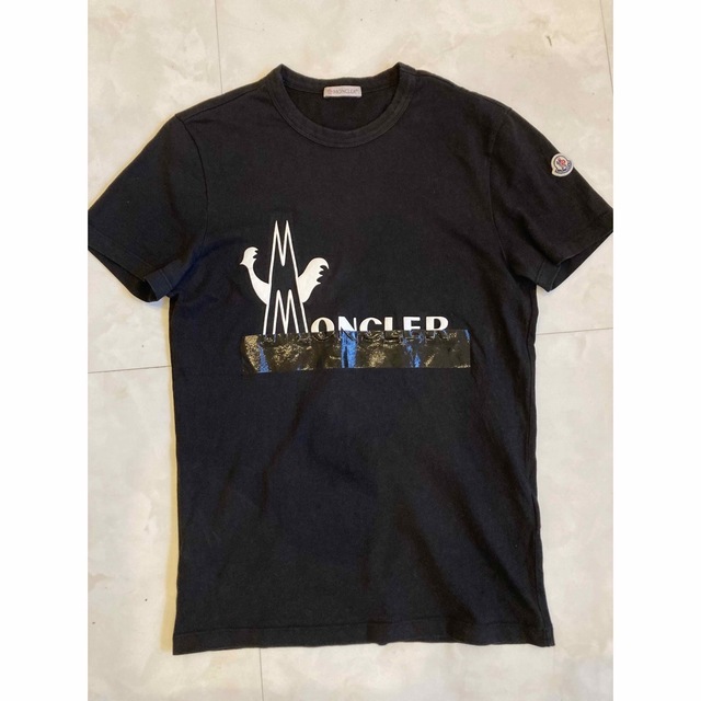 モンクレール Tシャツ ブラック　サイズXS MONCLER 半袖