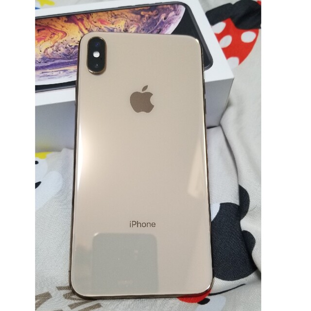 美品 iPhone XS MAX 256GB ゴールド バッテリー98%