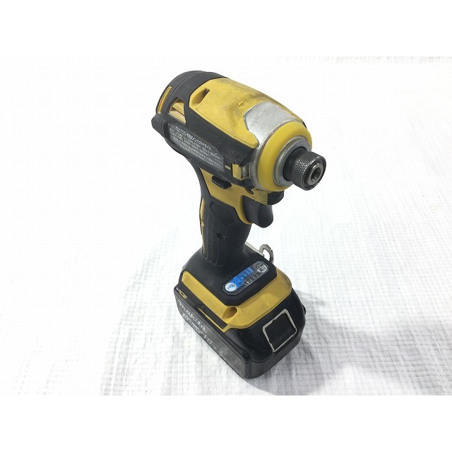 Makita(マキタ)の☆中古品☆makita マキタ 18V 充電式インパクトドライバ TD172D 黄色/イエロー バッテリー2個(6.0Ah 5.0Ah) 充電器 ケース付 70762 自動車/バイクのバイク(工具)の商品写真