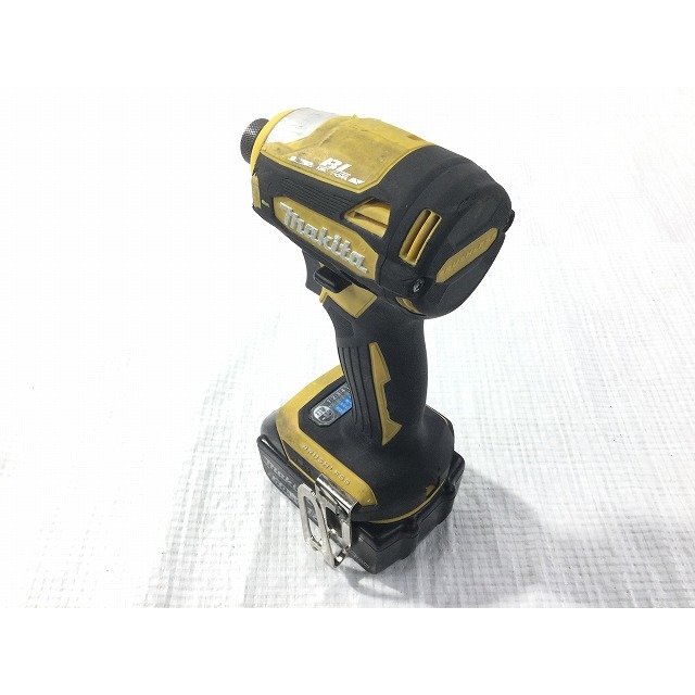 Makita(マキタ)の☆中古品☆makita マキタ 18V 充電式インパクトドライバ TD172D 黄色/イエロー バッテリー2個(6.0Ah 5.0Ah) 充電器 ケース付 70762 自動車/バイクのバイク(工具)の商品写真