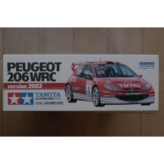 タミヤ1-24 プジョー206 2003 WRC