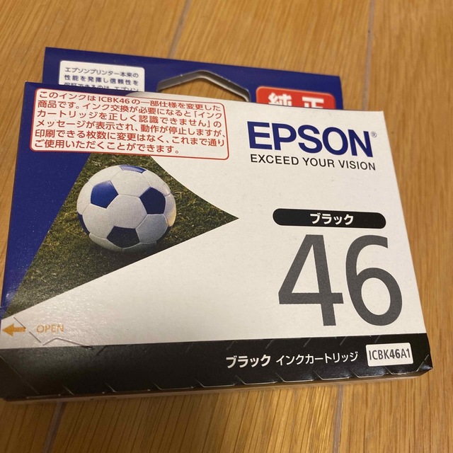 EPSON(エプソン)のEPSON インクカートリッジ ブラック ICBK46A1 インテリア/住まい/日用品のオフィス用品(その他)の商品写真