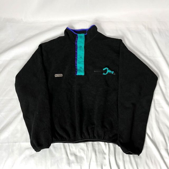 Columbia - USA製 コロンビア☆スナップTフリース ワンポイント Columbia - USA製 コロンビア☆スナップTフリース ワンポイント