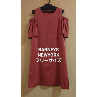 バーニーズニューヨーク(BARNEYS NEW YORK)のBARNEYS NEWYORK ドレス ワンピース フリーサイズ 送料無料(ひざ丈ワンピース)