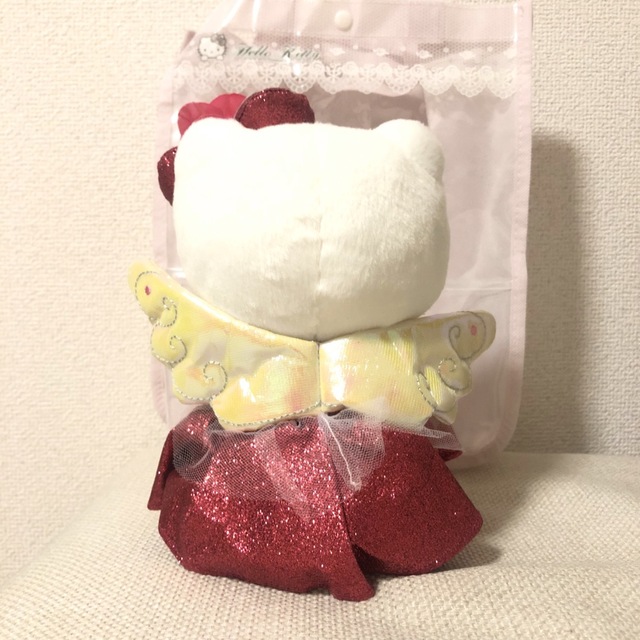 ★極美品★ハローキティー ぬいぐるみ DENPO エンタメ/ホビーのおもちゃ/ぬいぐるみ(ぬいぐるみ)の商品写真