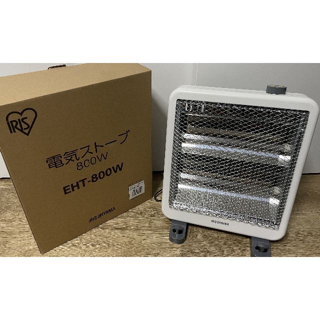 電気ストーブ EHT-800W ホワイト スマホ/家電/カメラの冷暖房/空調(電気ヒーター)の商品写真