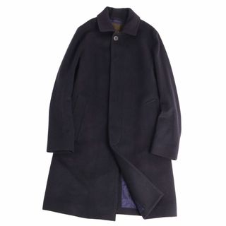 マッキントッシュフィロソフィー(MACKINTOSH PHILOSOPHY)の美品 マッキントッシュ MACKINTOSH コート ステンカラーコート バルマカーンコート 英国製 ウール アウター メンズ 36(S相当) ダークネイビー(ステンカラーコート)