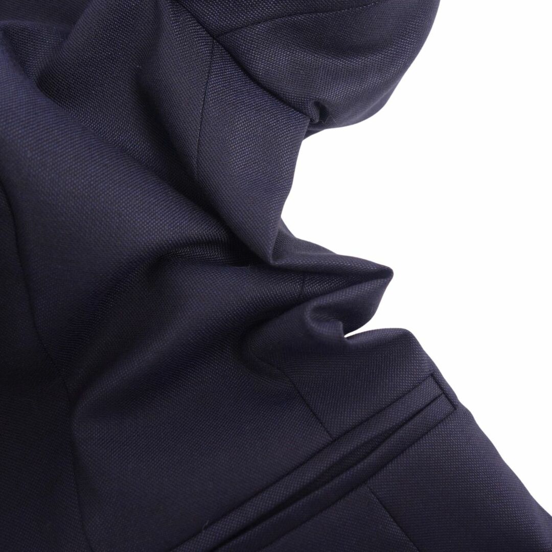 美品 マックスマーラ Max Mara セットアップ パンツスーツ テーラードジャケット フレアパンツ ウール レディース JI38 USA4 FB36(S相当) ネイビー