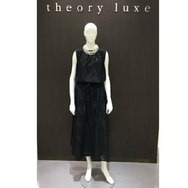 2017ss theory luxe アイレットレース ブラウス スカート