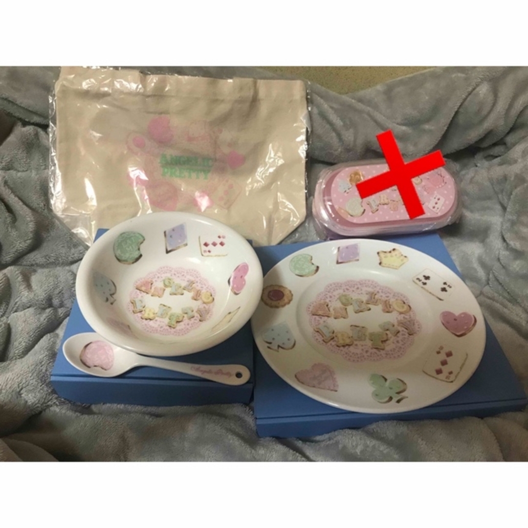 Angelic Pretty(アンジェリックプリティー)のAngelic Pretty ノベルティ  食器・ランチバッグ エンタメ/ホビーのコレクション(ノベルティグッズ)の商品写真