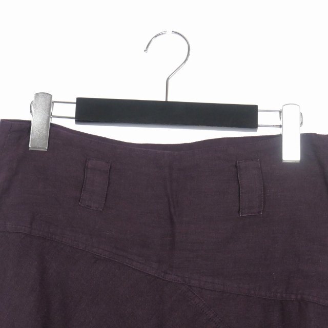 ASPESI(アスペジ)のアスペジ ASPESI リネン ロング丈 スカート 40 パープル 紫 レディースのスカート(ロングスカート)の商品写真