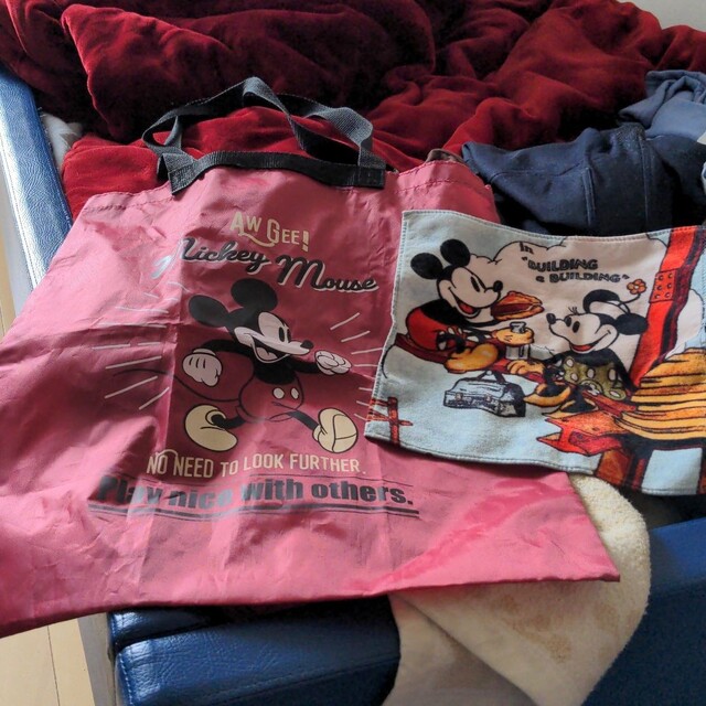 Disney(ディズニー)のミッキータオルとエコバッグセット! レディースのバッグ(エコバッグ)の商品写真