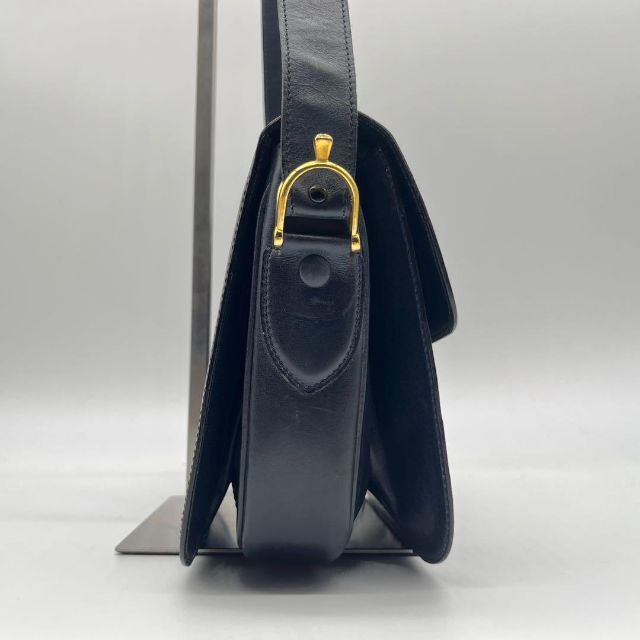 美品・鑑定済み】CELINE 馬車 馬車金具 ゴールド金具 ショルダーバッグ
