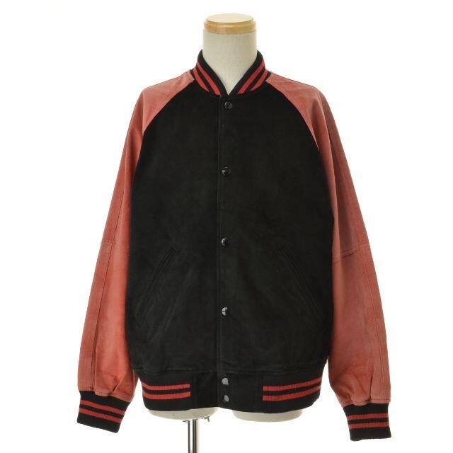 SUPREME シュプリーム 18SS×LACOSTE Wool Varsity Jacket ラコステ バックロゴワッペン付き ウールバーシティジャケット ブラック スタジアム スタジャン