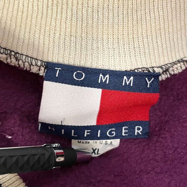 TOMMY HILFIGER(トミーヒルフィガー)のUSA製 トミーヒルフィガー☆スウェット 古着90sトレーナー ゆるだぼ ca2 メンズのトップス(スウェット)の商品写真