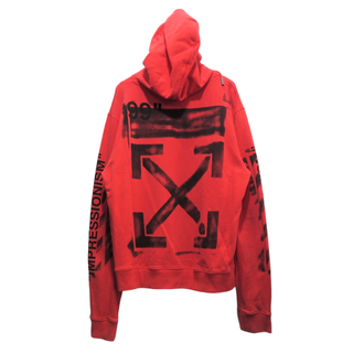 オフホワイト(OFF-WHITE)のOFF-WHITE 19SS DIAG STENCIL SLIM HOODIE(パーカー)