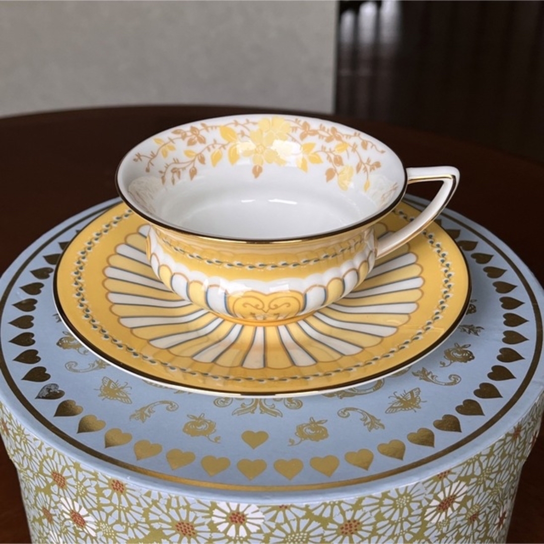 WEDGWOOD - 【未使用美品】ウェッジウッド☆イエローリボン☆C/Sの通販