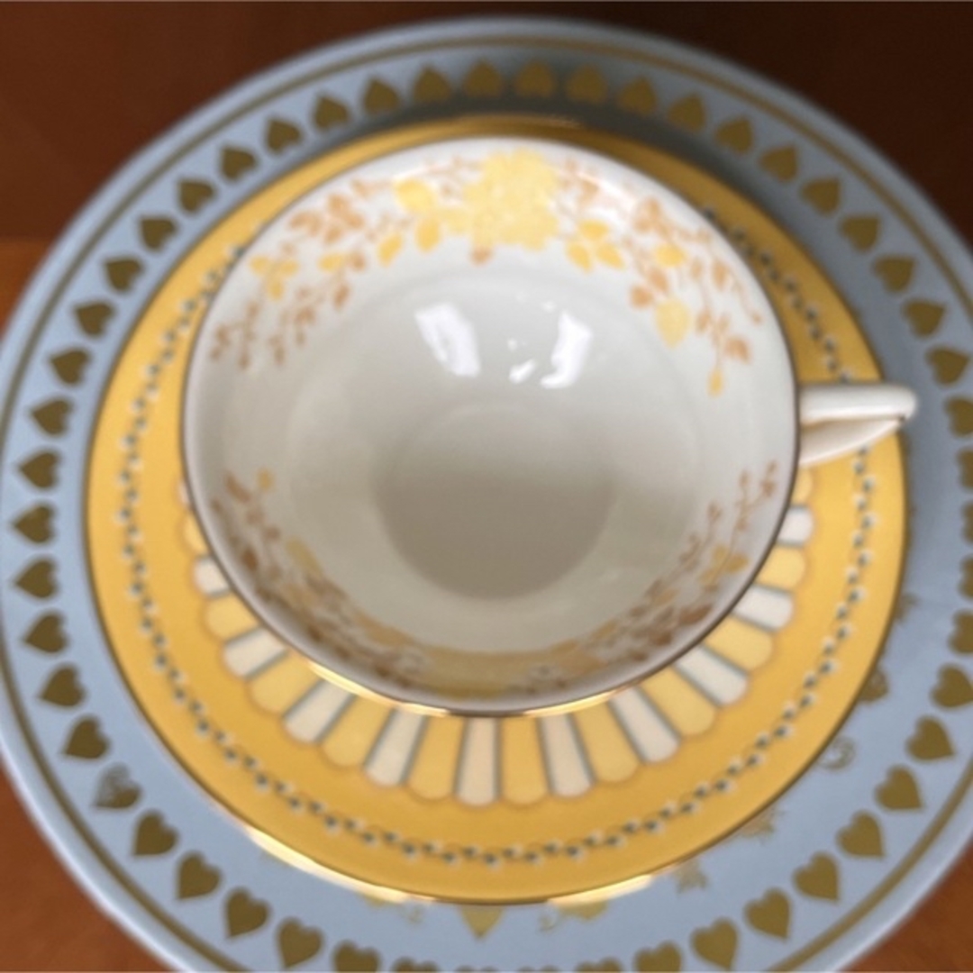 WEDGWOOD - 【未使用美品】ウェッジウッド☆イエローリボン☆C/S WEDGWOOD - 【未使用美品】ウェッジウッド☆イエローリボン☆C/S
