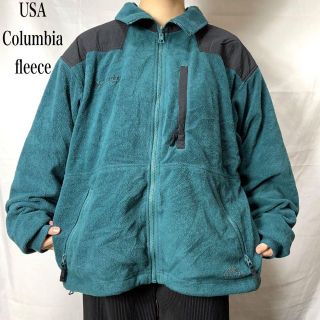 コロンビア(Columbia)のコロンビア☆フリースジャケット 古着 90s ゆるだぼ 刺繍ロゴ 希少 cb1(ブルゾン)