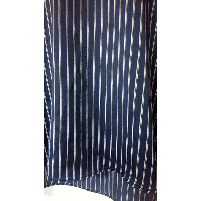 AOKI(アオキ)のLES MUES  [洗える]半袖Vネックブラウス S 青 レディースのトップス(シャツ/ブラウス(半袖/袖なし))の商品写真