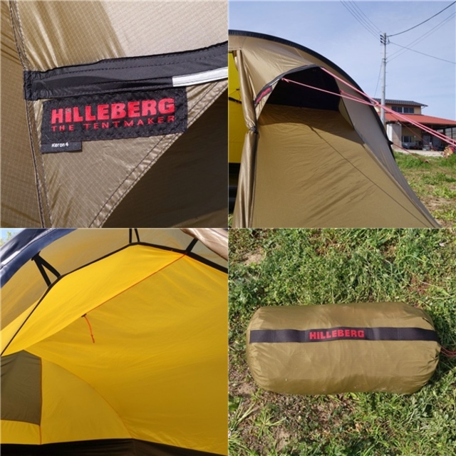 HILLEBERG(ヒルバーグ)の美品 ヒルバーグ Hilleberg ブラックレーベル KERON 4 Mac outdoor フットプリント 2種 付き ケロン テント 山岳 キャンプ アウトドア スポーツ/アウトドアのアウトドア(テント/タープ)の商品写真