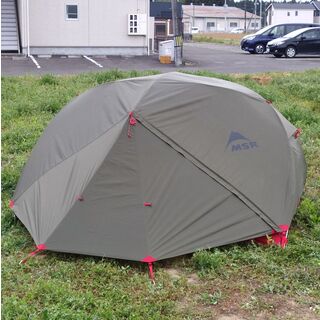 エムエスアール(MSR)の極美品 エムエスアール MSR elixir3 フットプリント 付き エリクサー3 ドーム型 テント キャンプ アウトドア(テント/タープ)