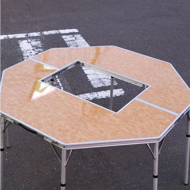 針葉樹合板 オクタゴンテーブル DOD サーカス コールマン 各種サイズ各種可能