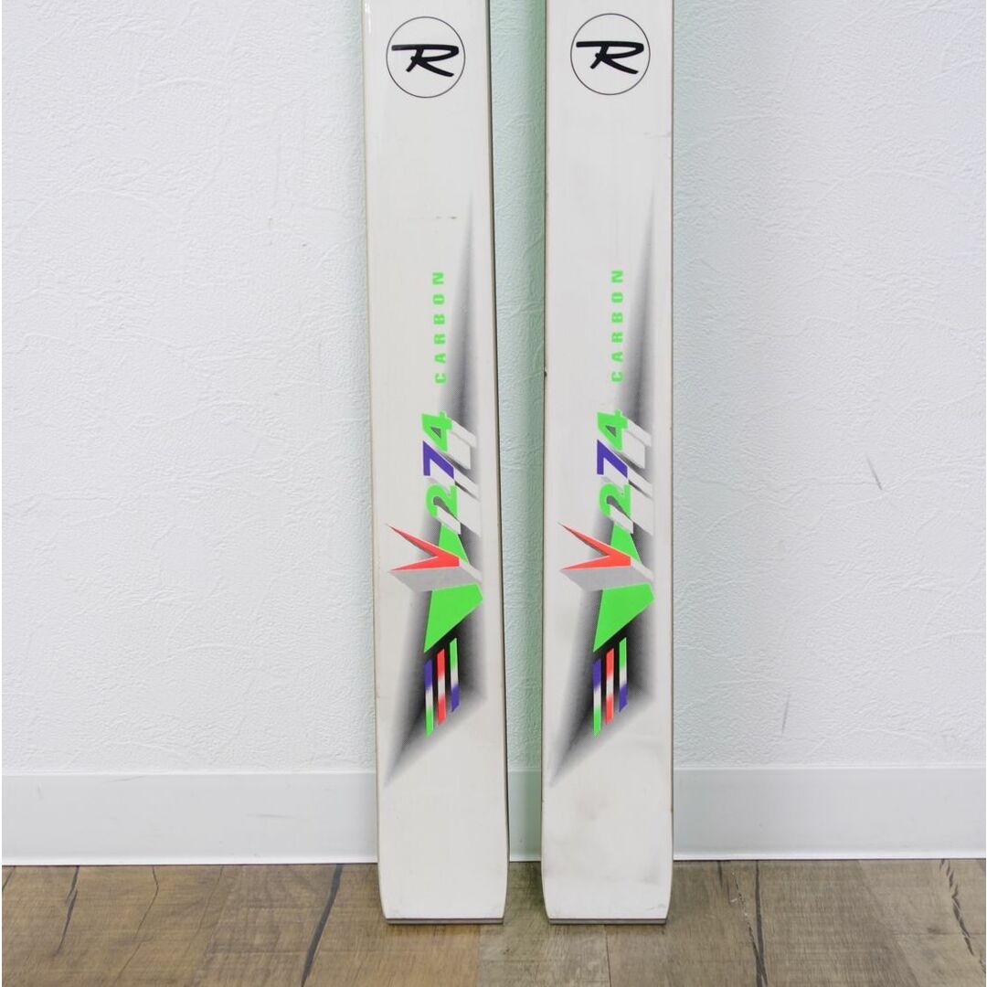 未使用 ロシニョール ROSSIGNOL V 274 CARBON 185cm センター 67ｍｍ ストレート スキー 板 アウトドア 約1620ｇ(一本あたり)表記サイズ約1620ｇ