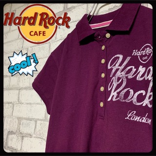 ハードロックカフェ(Hard Rock CAFE)の【レア】Hard Rock CAFE ハードロックカフェ/ポロシャツ ロンドン(ポロシャツ)