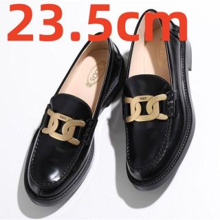 TOD'S トッズ ケイト レザー ローファー 黑 37 23.5cm 新品-eastgate.mk