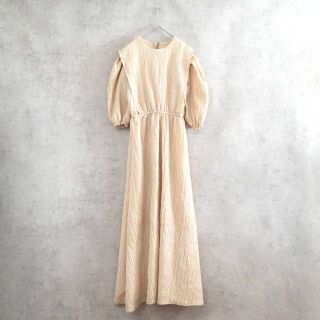 アメリヴィンテージ(Ameri VINTAGE)のrara様専用★ 海外古着 vintage パフスリーブ ロング ワンピース(ロングワンピース/マキシワンピース)