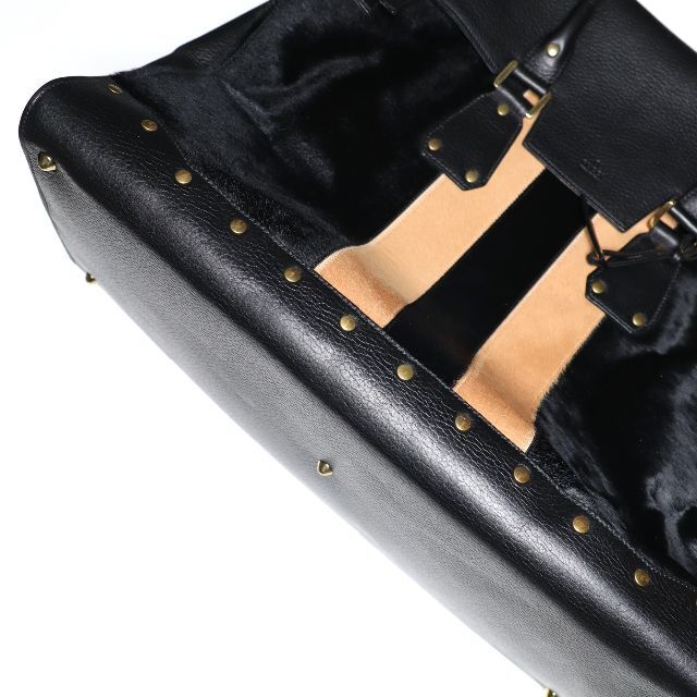 GUCCI - GUCCI 03AW TOM FORD期 ハラコ×グレインカーフ ボストン GUCCI - GUCCI 03AW TOM FORD期 ハラコ×グレインカーフ ボストン