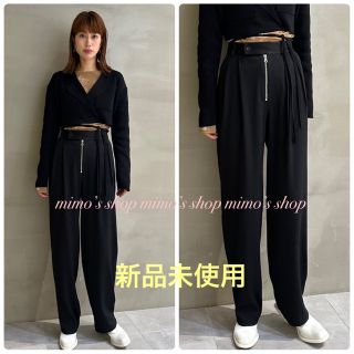 ルシェルブルー contrasting fabric pants Irene | jarussi.com.br