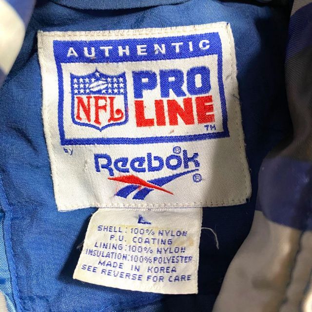 Reebok(リーボック)のリーボック☆中綿ジャケット NFL 古着 90s ゆるだぼ 刺繍ロゴ ce2 メンズのジャケット/アウター(ブルゾン)の商品写真