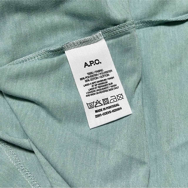 A.P.C(アーペーセー)のA.P.C. アーペーセー Item Tシャツ ミント アイテム TEE ロゴ メンズのトップス(Tシャツ/カットソー(半袖/袖なし))の商品写真