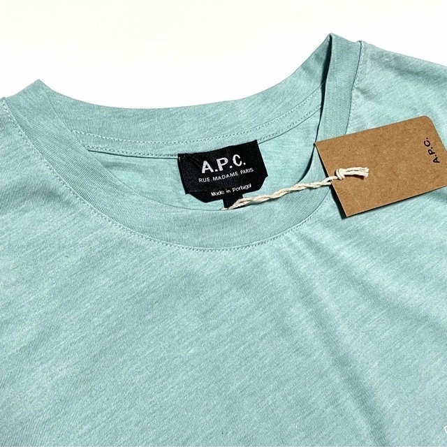 A.P.C(アーペーセー)のA.P.C. アーペーセー Item Tシャツ ミント アイテム TEE ロゴ メンズのトップス(Tシャツ/カットソー(半袖/袖なし))の商品写真