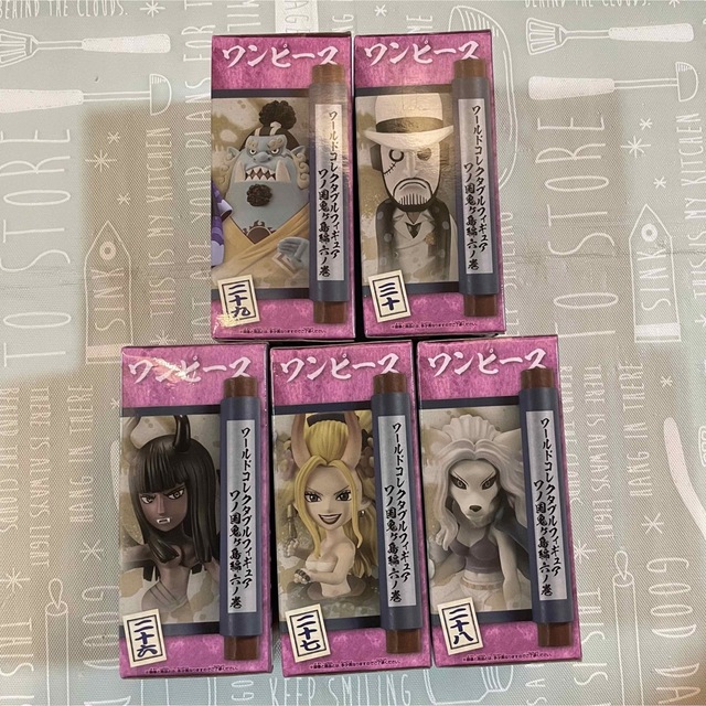 ワーコレ ワンピース ワノ国鬼ヶ島編6 全5種セット フィギュアの通販