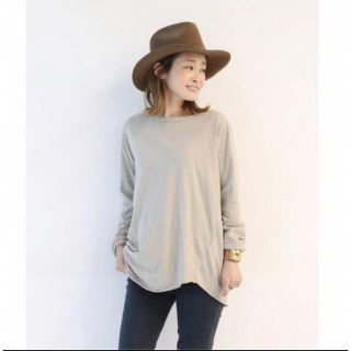 ドゥーズィエムクラス(DEUXIEME CLASSE)のDeuxieme Classe Layering Tシャツ　レイヤリングベージュ(Tシャツ(長袖/七分))